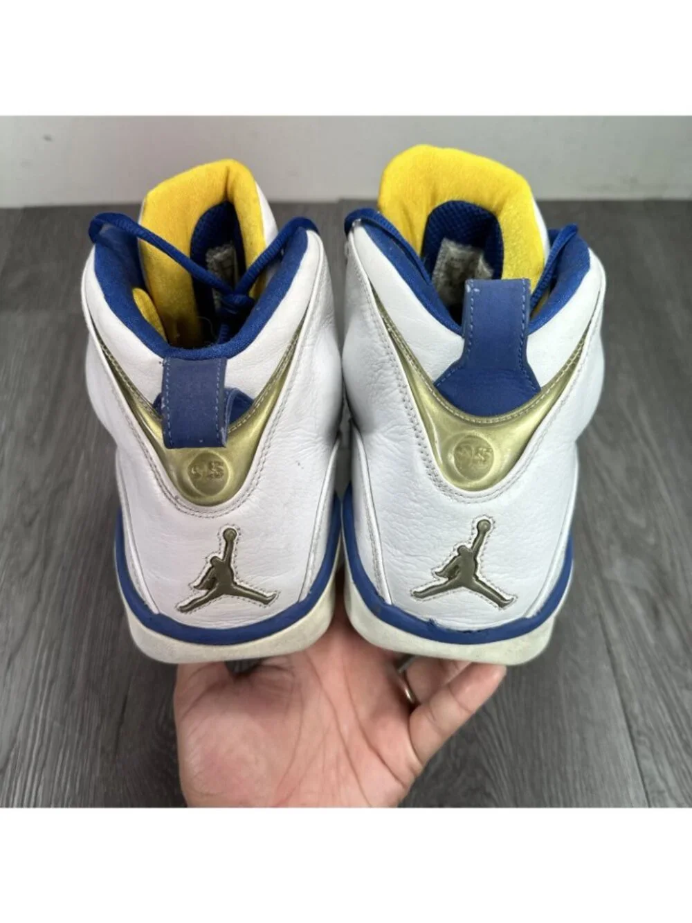 Jordan 9.5 Team “Blue Ribbon” Basketball Shoes Men Size 13.5  314308-102